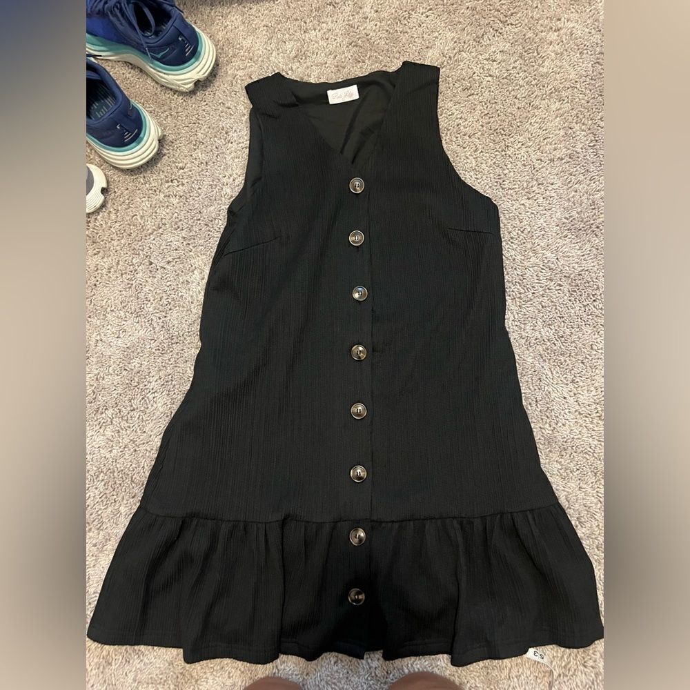 NWOT Pink Lily Sleeveless Button Down Dress